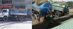 Đổ chất thải hầm cầu ra sông, rạch 