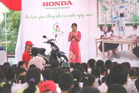 Honda Việt Nam triển khai chương trình giáo dục an toàn giao thông cho trẻ em 