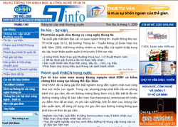 534.000 lượt truy cập trang web của TT Thông tin khoa học và công nghệ TPHCM 