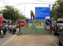 Rào chắn lô cốt và thực hiện nếp sống văn minh đô thị
