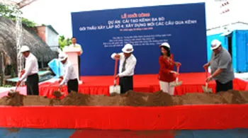 Khởi công gói thầu xây lắp số 4 thuộc dự án cải tạo kênh Ba Bò