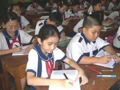 Gần 80.000 học sinh lớp 5 thi học kỳ II
