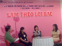 Giao lưu với những điển hình Làm theo tấm gương đạo đức Hồ Chí Minh