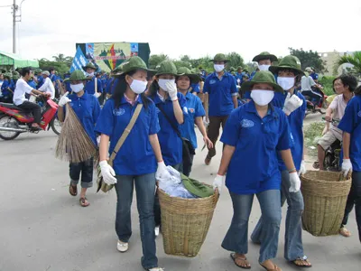 Gần 10.000 chiến sĩ tham gia chiến dịch tình nguyện hè năm 2009 