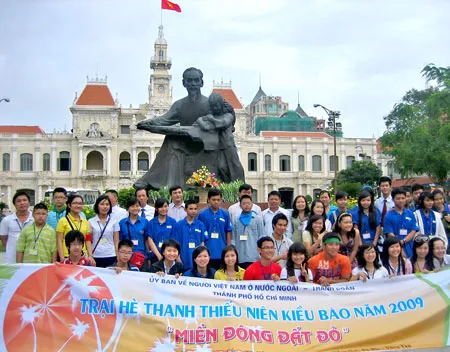 60 trại sinh tham dự trại hè thanh thiếu niên kiều bào TP năm 2009