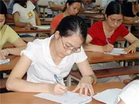 Sáng nay thí sinh dự thi đợt 2 kỳ thi tuyển sinh ĐH CĐ năm 2009 