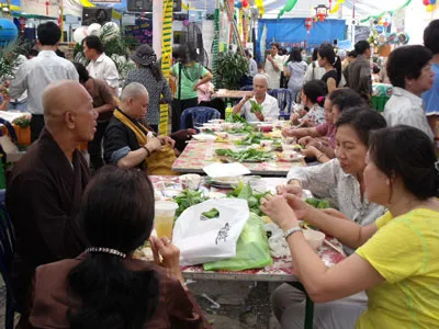 Khai mạc Ngày hội Ẩm thực chay mùa báo hiếu   