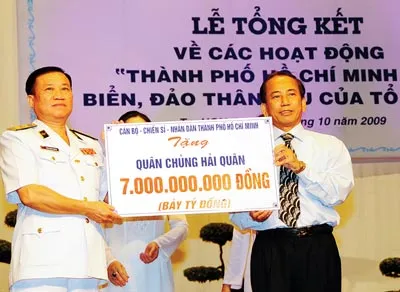 Tổng kết các hoạt động TPHCM với biển, đảo thân yêu của tổ quốc 