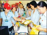 Công ty Vissan vừa kết hợp với Saigon Co.op giảm giá thịt heo