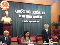 Khai mạc Phiên họp Uỷ ban Thường vụ Quốc hội lần thứ 29