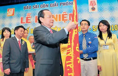 Báo SGGP kỷ niệm 35 năm ngày ra số báo đầu tiên và đón nhận Huân chương Độc Lập hạng 3