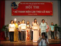 Chung kết hội thi “Nữ thanh niên làm theo lời Bác”