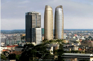 TP.HCM: Đầu tư 300 triệu USD xây dựng tòa tháp đôi cao 55 tầng