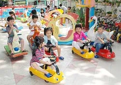 Căng thẳng chỗ học mầm non