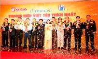 P/v ông Trần Thế Tuyển - TBT Báo SGGP về cuộc bình chọn và trao giải thường niên “Thương Hiệu Việt được yêu thích nhất năm 2010”