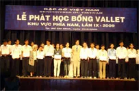 Lễ phát học bổng Vallet khu vực phía Nam