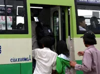 Nạn móc túi trên xe buýt lại hoành hành