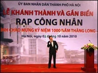 Khánh thành rạp Công nhân
