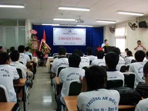Trường Trung cấp nghề An Đức khai giảng niên khóa mới