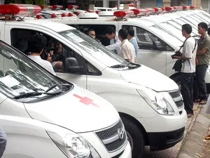 Chương trình vận động xe cứu thương cho địa bàn thành phố