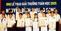 Lễ Trao giải thưởng Toán Học Nguyễn Đình Chung Song 2010