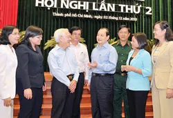 Bí thư Thành ủy TPHCM: Năm 2011, tập trung chống tăng giá, giảm ngập nước, huy động vốn đầu tư phát triển KT-XH