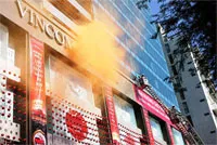 Diễn tập chữa cháy, cứu hộ cứu nạn tại Vincom Center