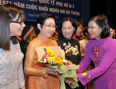 Mít-tinh kỷ niệm 101 năm ngày quốc tế phụ nữ 8/3