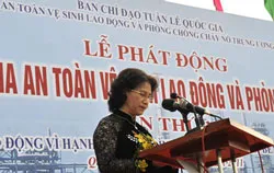 Phát động Tuần lễ Quốc gia về ATVSLĐ - PCCN lần thứ 13