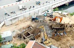 Việc di dời đường ống cấp nước D2000: Để lại nhiều kinh nghiệm