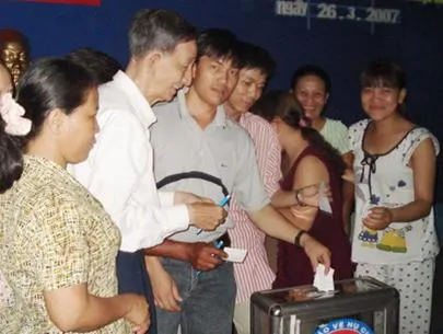 Thành phố HCM đã tổ chức hội nghị lấy ý kiến cử tri nơi cư trú đối với những người ứng cử ĐBQH khóa XIII