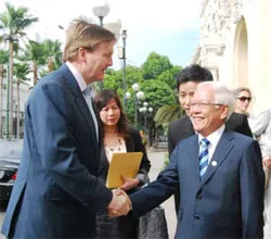 Chủ tịch UBND TPHCM tiếp Thái tử và công nương Hà Lan