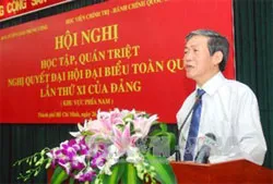 Bế mạc Hội nghị học tập, quán triệt Nghị quyết Đại hội Đảng