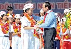TP.HCM kỷ niệm 70 năm thành lập Đội TNTP Hồ Chí Minh