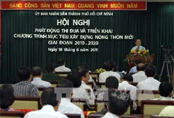 TP.HCM: Phát động thi đua chương trình mục tiêu xây dựng nông thôn mới