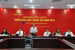 Hội nghị toàn quốc triển khai Luật thanh tra 2010