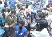 Sáng nay thí sinh làm thủ tục thi đợt 2