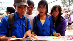 Sáng nay, thí sinh làm thủ tục thi cao đẳng