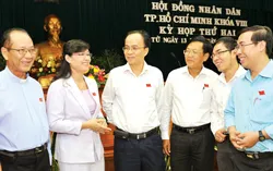 PV bà Nguyễn Thị Quyết Tâm - Chủ tịch HĐND TPHCM xoay quanh các nội dung của kỳ họp lần thứ 2 HĐND TP khóa 8