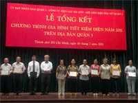 Hội viên Hội LHPN quận 3 tiết kiệm hơn 3,7 triệu KWh điện