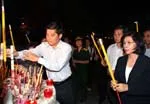 Đoàn đại biểu Thành ủy, HĐND, UBND, UBMTTQ Tp viếng nghĩa trang Liệt sĩ Tp ngày 27/07/2011