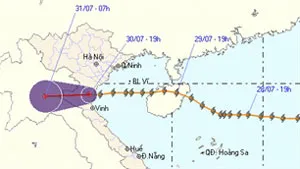 Diễn biến của cơn bão số 3 - Nock Ten