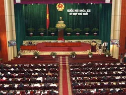 Thảo luận ở tổ về tình hình thực hiện kế hoạch phát triển KT-XH và triển khai chủ trương nghiên cứu sửa đổi, bổ sung Hiến pháp năm 1992
