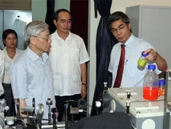 Tổng Bí thư Nguyễn Phú Trọng làm việc với liên hiệp các hội khoa học và kỹ thuật Việt Nam