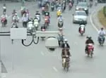 Bàn giao thiết bị điều khiển camera giữa Sở Cảnh sát Phòng cháy chữa cháy thành phố và Kênh VOV giao thông FM 91
