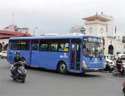 Góp phần bảo vệ môi trường với xe buýt sử dụng khí nén CNG