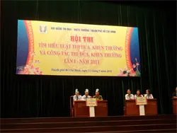 Vòng chung kết Hội thi tìm hiểu Luật thi đua, khen thưởng và Công tác thi đua, khen thưởng lần I - Năm 2011
