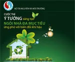 Cuộc thi “Ý tưởng sáng tạo ngôi nhà đa mục tiêu ứng phó với biến đổi khí hậu”