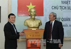 Chủ tịch nước Trương Tấn Sang kết thúc tốt đẹp chuyến thăm cấp nhà nước tới Philippines