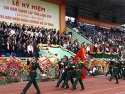 Lạng Sơn kỷ niệm 180 năm ngày thành lập tỉnh và đón nhận Huân chương Hồ Chí Minh